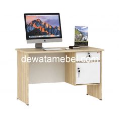 Office Table Size 120 - Activ Galant MTO 120  / Sonoma Oak - White